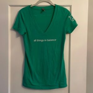 Oprah All Things in Balance Tee green small